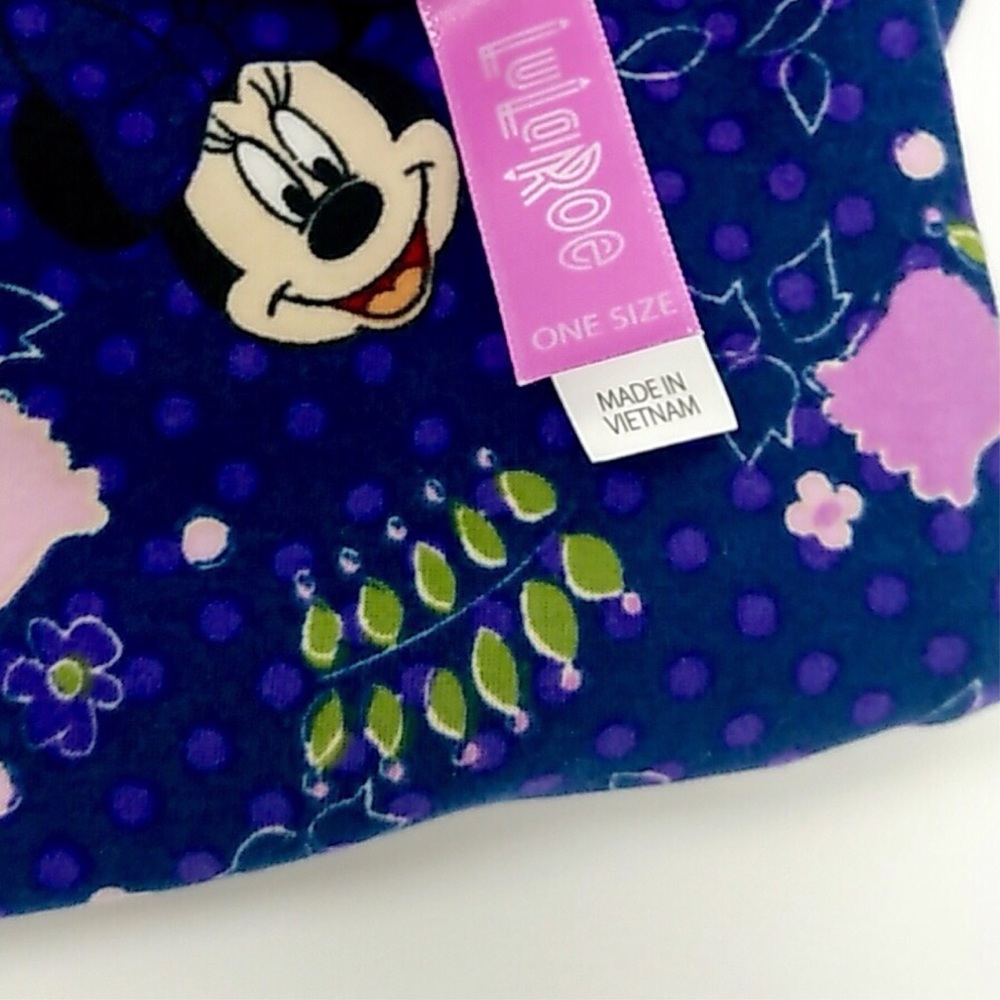 LuLaRoe Disney Minnie Mouse OS Leggings One Size - Picture 3 of 7